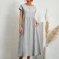 BENTE | ELEGANTES KLEID MIT TASCHEN