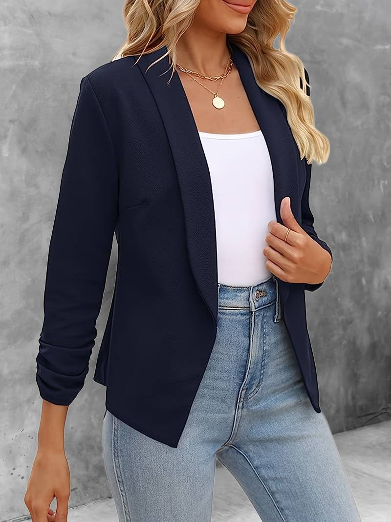 Isabella – stilvoller blazer mit offener vorderseite