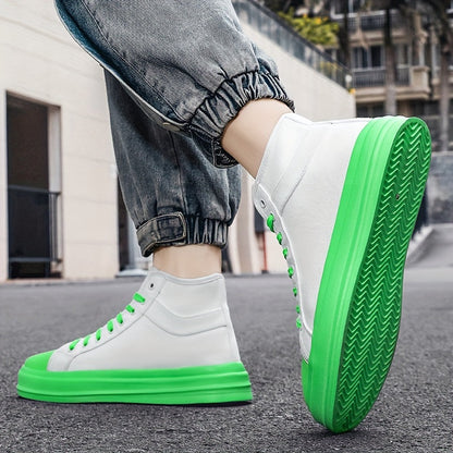 Stylische High-Top Canvas-Sneaker mit Schnürung - Felix