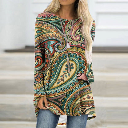 Eleganter Pullover mit Mandala-Muster