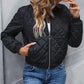 Bomberjacke mit Argyle-Muster für Frauen