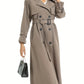 Damen-Trenchcoat mit zweireihigem Verschluss