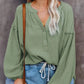 Boho-Chic Langarmbluse - Lässig & Elegant
