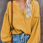 Boho-Chic Langarmbluse - Lässig & Elegant