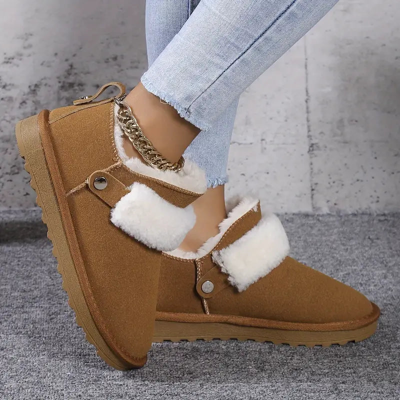 Carla™ Winter Plüsch gefütterte Schneestiefel