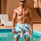 Tropische Schwimmshorts mit Taschen - Noah