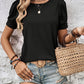 Bordeaux Rüschen-Shirt - Marie