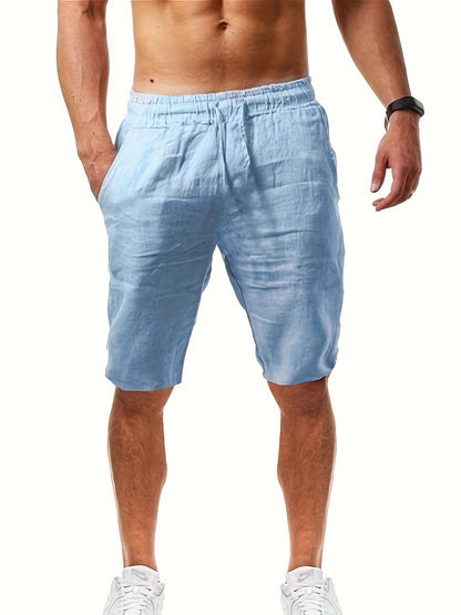 Graue Shorts mit Kordelzug und Taschen - Felix
