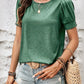 Bordeaux Rüschen-Shirt - Marie