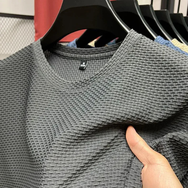 Ben – kurzärmliges t-shirt aus eisseiden-mesh