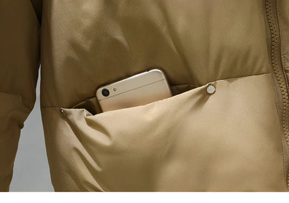 Warmer Frauen-Wintermantel 2024: Eleganter Puffermantel Trend