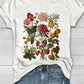 Lorelei - Vintage Blumen Print Damen-T-Shirt