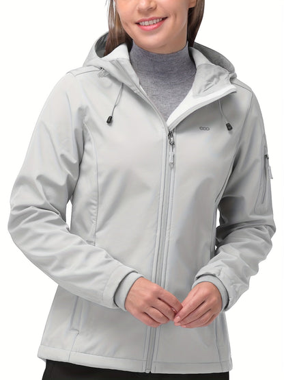 Winddichte Softshell-Jacke speziell für Damen