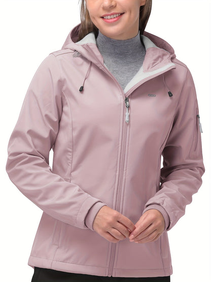 Winddichte Softshell-Jacke speziell für Damen