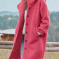 Madona - Stilvolle Maxi-Jacke mit Kapuze