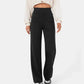 Vanessa | Elastische Freizeithose mit hoher Taille