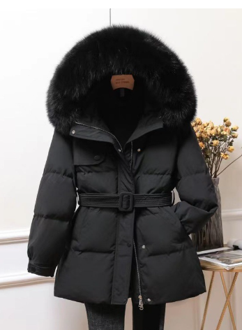 Corly - Winterjacke mit Abnehmbarer Kapuze