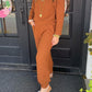 Quilted Loungewear Set mit Komfortbund