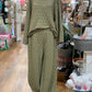Quilted Loungewear Set mit Komfortbund