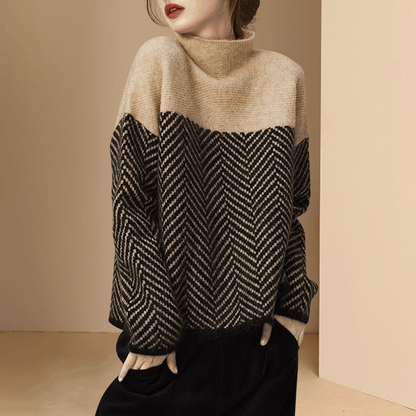 Eleganter brauner Pullover für Frauen