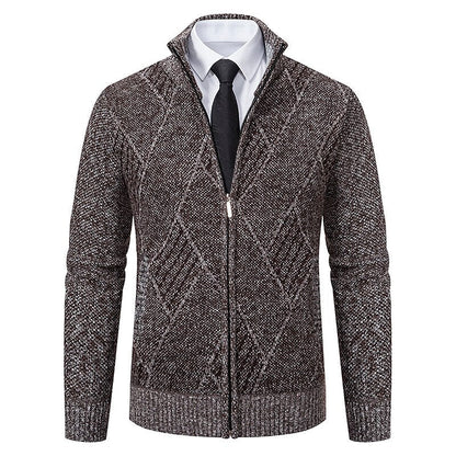 POLO - stylischer zipper-strickpullover für herren (italienisches design)