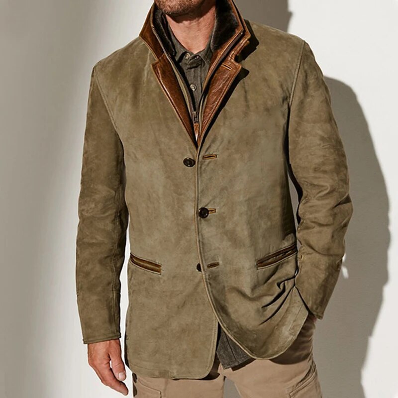 Elegante Herrenjacke mit Kragen