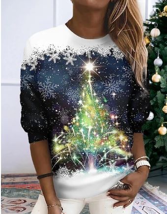 Aira - Elegant Weihnacht Sweatshirt