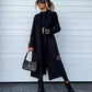 Elegante Frauenjacken mit Goldschnalle für Herbst und Winter