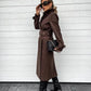 Elegante Frauenjacken mit Goldschnalle für Herbst und Winter