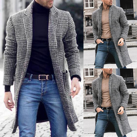 Eleganter Mantel Jacke für Herren