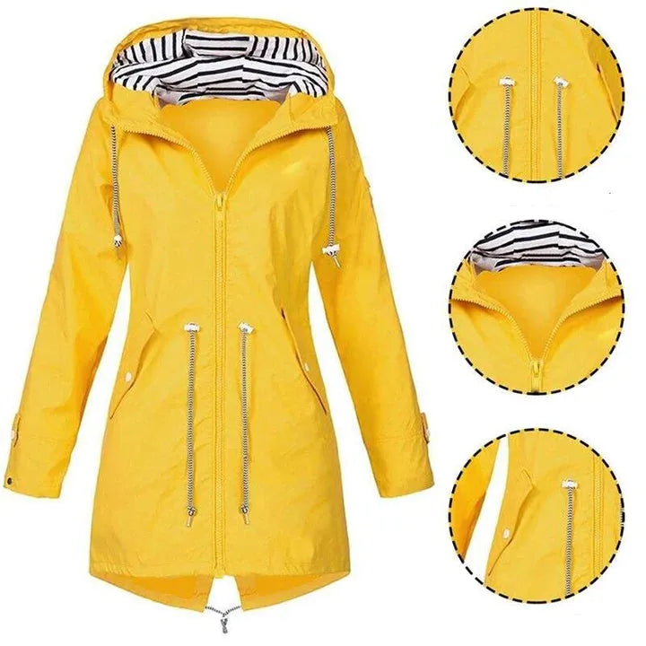 Trendige & Funktionale Frauen-Regenjacke für Herbst & Winter