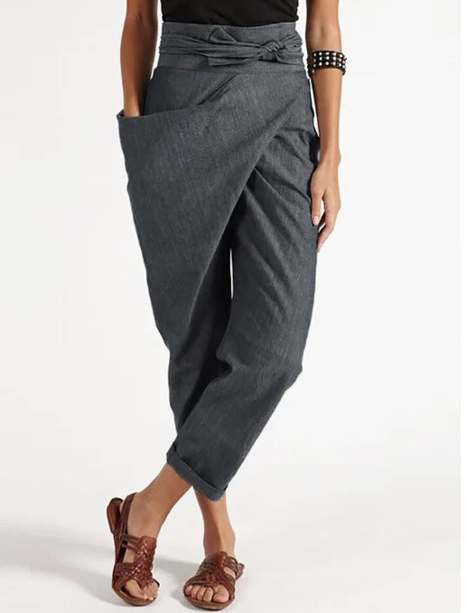 Daphne - Mode Casual Asymmetrische Hose