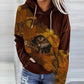 Lässiger Pullover mit Digitaldruck