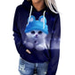Lässiger Pullover mit Digitaldruck