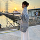 Arina - Elegante Glitzerende Strickjacke Mit Reißverschluss