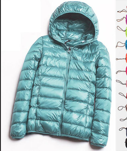 Ultraleichte, wasserdichte Herbstjacke aus Entendaunen für Damen – warm und stilvoll