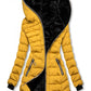 Loa - Gepolsterte Jacke mit warmem Plüschfutter