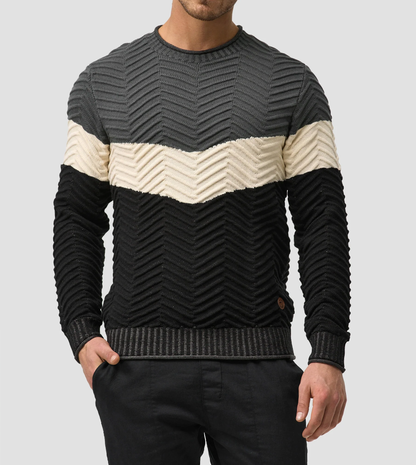TOMMY - Stylischer Baumwoll-Pullover für Herren (italienisches Design)
