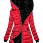 Loa - Gepolsterte Jacke mit warmem Plüschfutter
