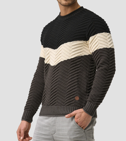 TOMMY - Stylischer Baumwoll-Pullover für Herren (italienisches Design)