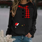 Lilys - Damenpullover Mit Weihnachtsmuster Und Langem Ärmel Aus Modal