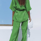 JOLANA - Stylisches Sommer Set aus Leinen