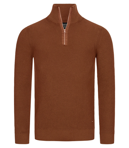 TOMMY - Stylischer Zipper-Pullover für Herren (italienisches Design)