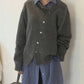 LOLO - Couture Jacke aus kuschligem Material  mit verspielter Knopfleiste