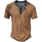 Arian - Vintage Herren T-Shirt  Waffelstrick Struktur