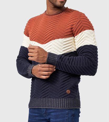 TOMMY - Stylischer Baumwoll-Pullover für Herren (italienisches Design)