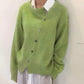 LOLO - Couture Jacke aus kuschligem Material  mit verspielter Knopfleiste