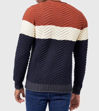 TOMMY - Stylischer Baumwoll-Pullover für Herren (italienisches Design)