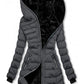 Loa - Gepolsterte Jacke mit warmem Plüschfutter