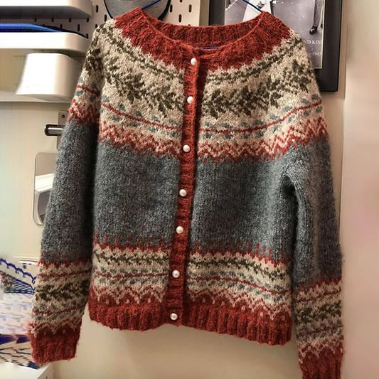 AGNES - Warmer Norweger-Pullover